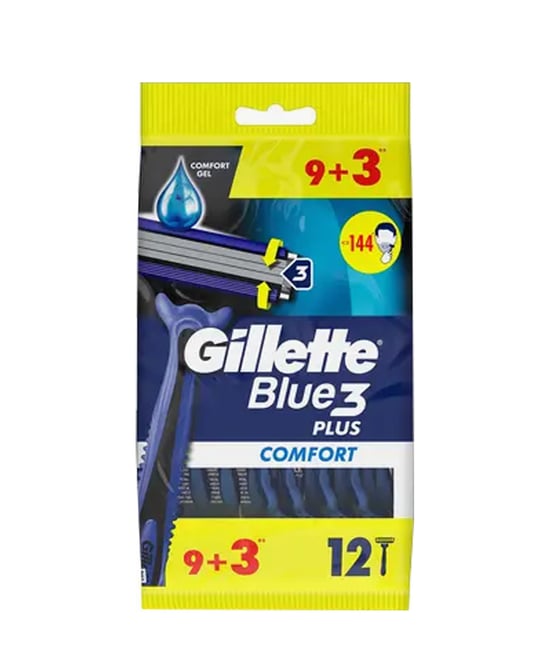 Gillette Blue 3 Tıraş Bıçağı 9 + 3'lü Poşet Comfort