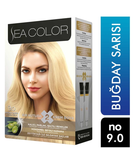Sea Color Saç Boyası 9.0 Buğday Sarısı