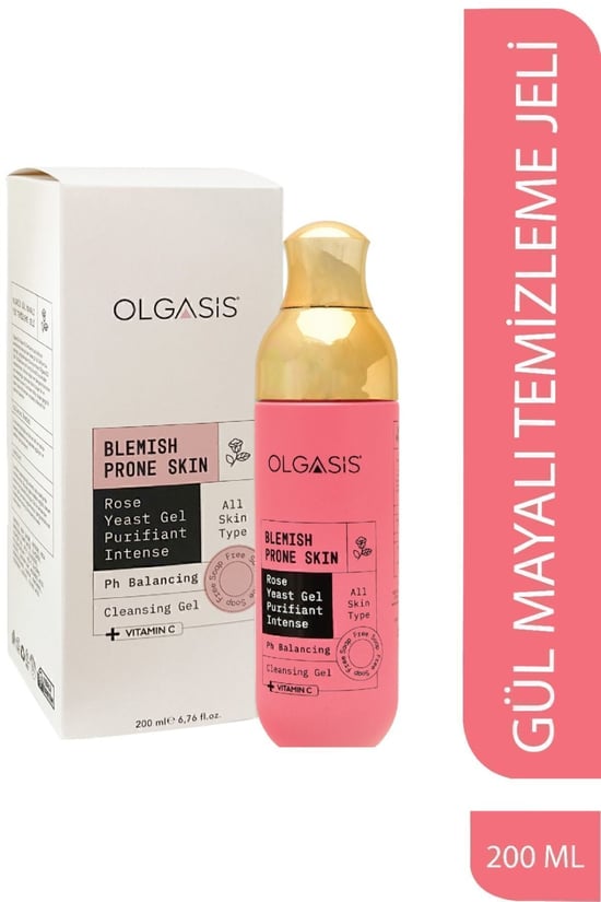 Olgasis Gül Mayalı Ton Eşitleyici ve Renk Açıcı Yüz Temizleme Jeli 200 Ml