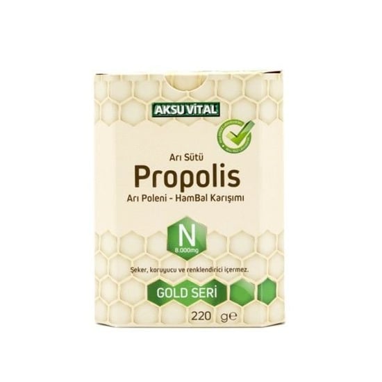 Aksuvital Propolisli Arı Sütü Bal Polen Karışımı 8.000 Mg