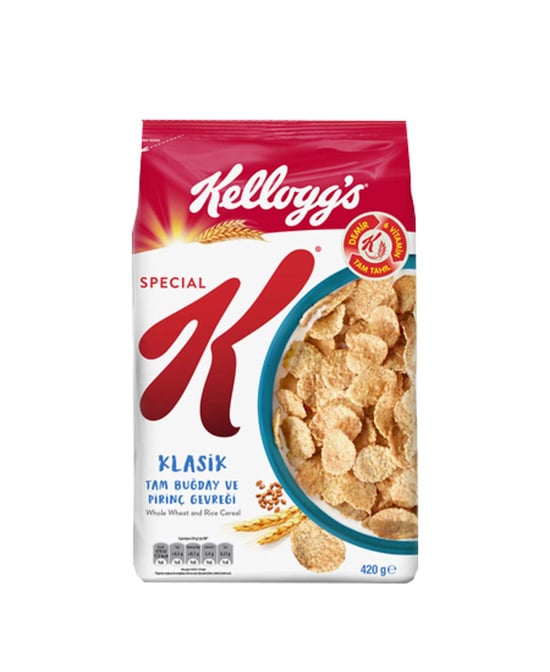 Kellogg's Special K Klasik Kahvaltılık Tam Buğday ve Pirinç Gevre