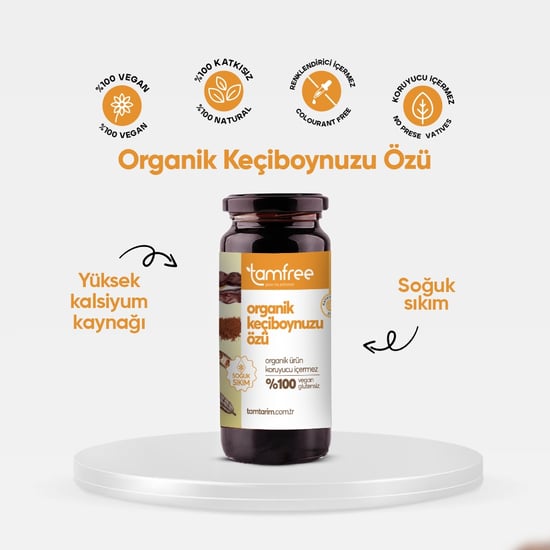 Tm Tarım Tam Free Organik Keçiboynuzu Özü 315 GR 150