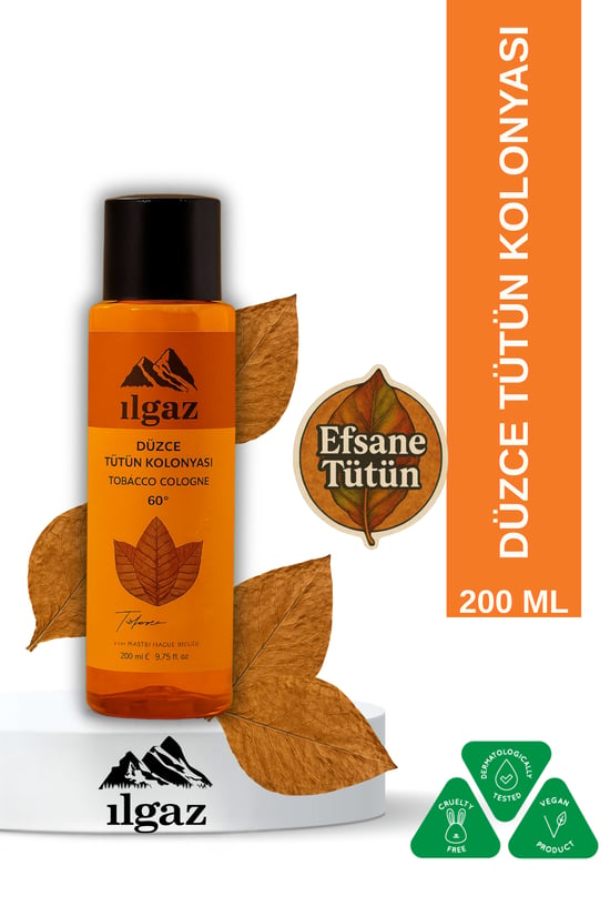 İlgaz Düzce Tütün Kolonyası 60 Derece 200 Ml