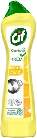 Cif Krem Temizleyici Yüzey Temizleyiciler 500 Ml Limon