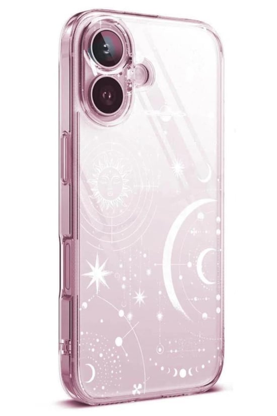 Dİyari Firsat İphone 16 Plus Uyumlu Desenli (kamera Korumalı) Şeffaf Silikon Kılıf