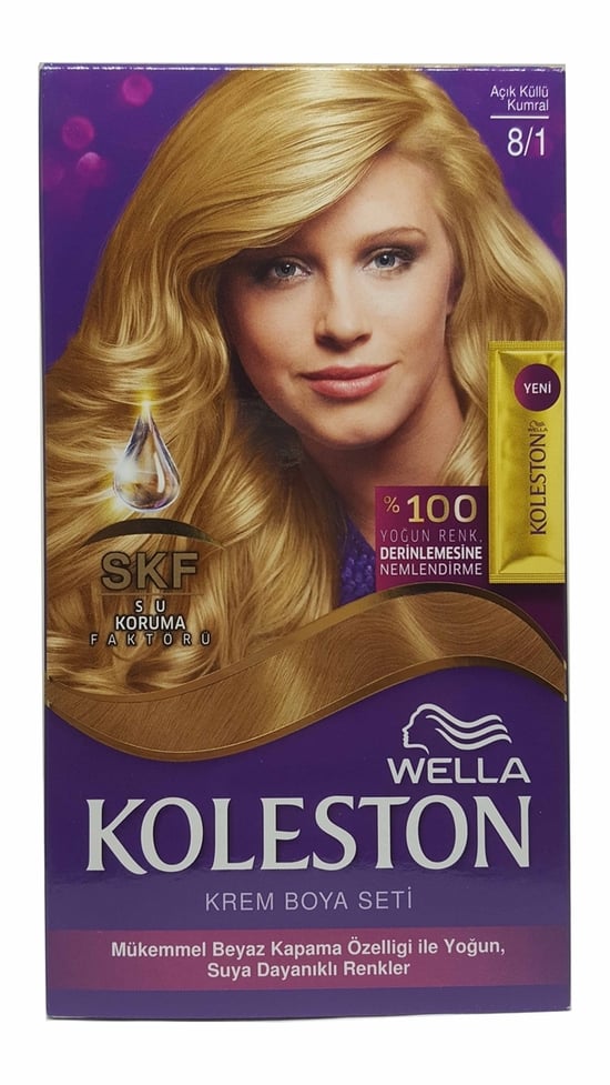 Koleston Açık Küllü Kumral Saç Boyası No:8.1