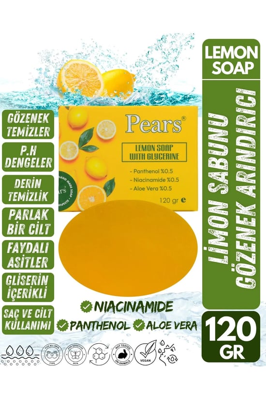 Pears Gliserinli Limon Sabunu 120 Gr