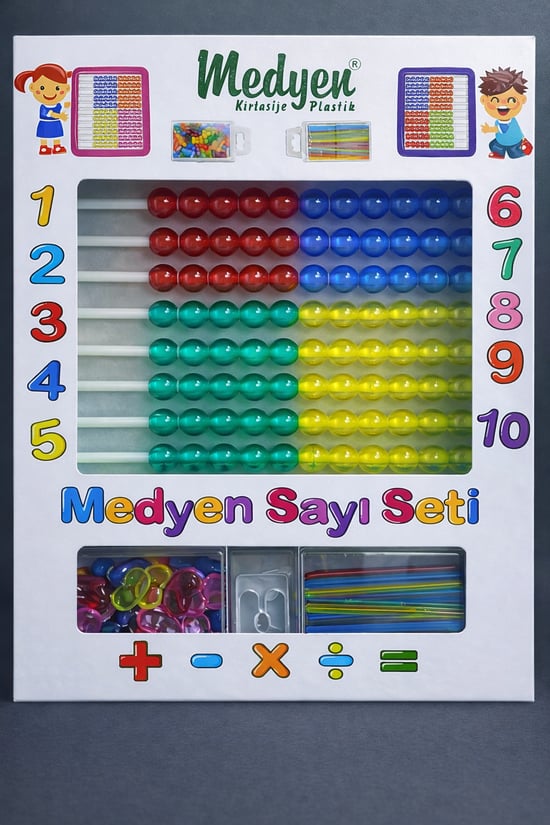 İmma Sayı Seti (mihsap+sayı Çubuğu+sayı Fasülyesi)