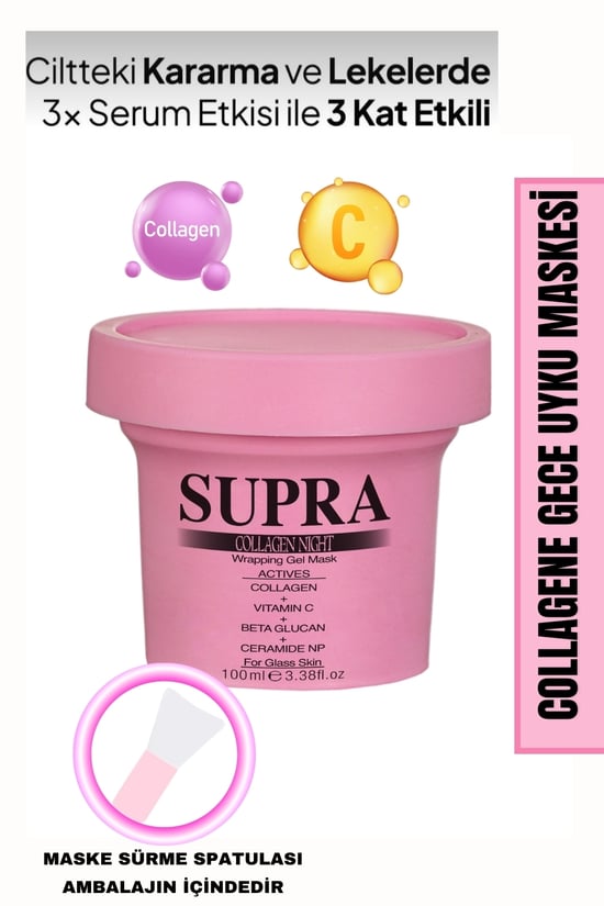 Supra Collagen Gece Uyku Maskesi 100 Ml