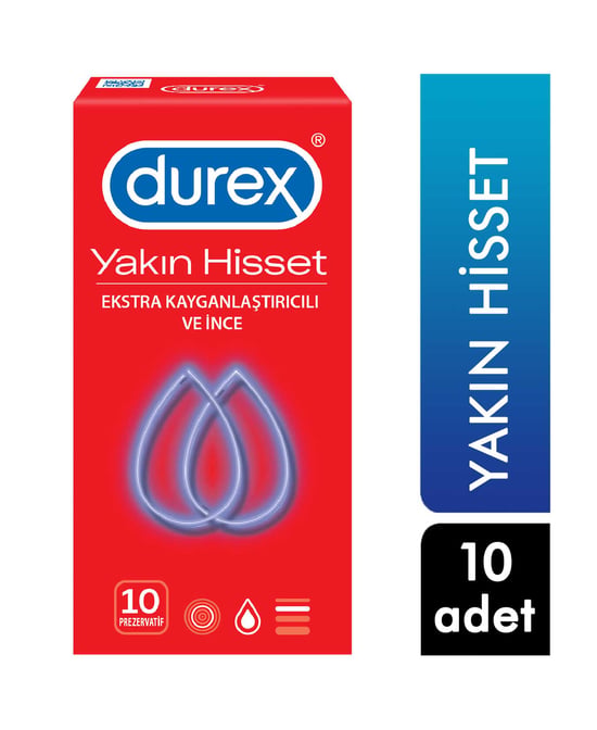 Durex Prezervatif 10'lu Yakın Hisset