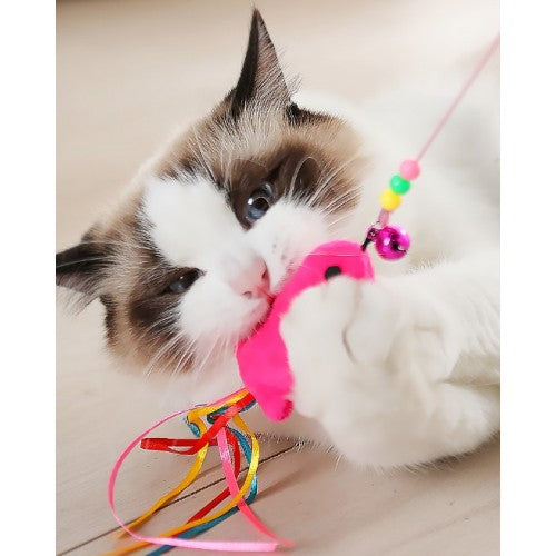 DİYARI FIRSAT Balıklı Kedi Oyun Oltası 90 Cm