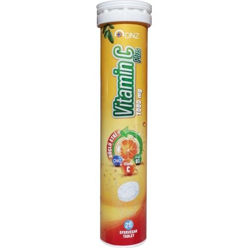 Denizpharma Vitamin C Plus 1000 Mg 20 Efervesan Tablet