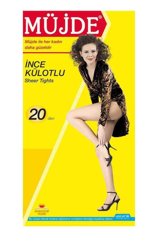 Müjde İnce Külotlu Çorap 6 Adet 57/ten-2