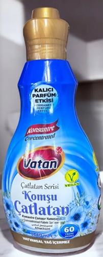 Vatan Konsantre Çamaşır Yumuşatıcı Komşu Çatlatan 1440 Ml