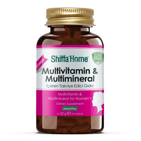 Shiffa Home Multivitamin & Multimineral Kadın 1760 Mg 30 Tablet