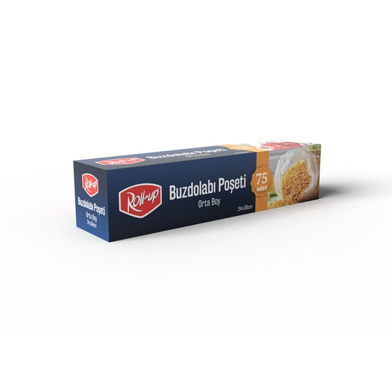 Roll-up Buzdolabı Poşeti Orta Boy 24x38cm 75 Adet