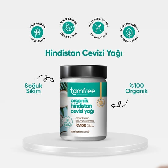 Tam Tarım Tam Free Organik Hindistan Cevizi Yağı 300 ML 510