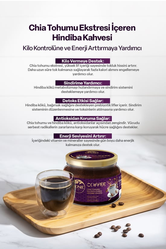 Monie Chia Tohumlu Hindiba Kahvesi Detox Kahve 150 gr