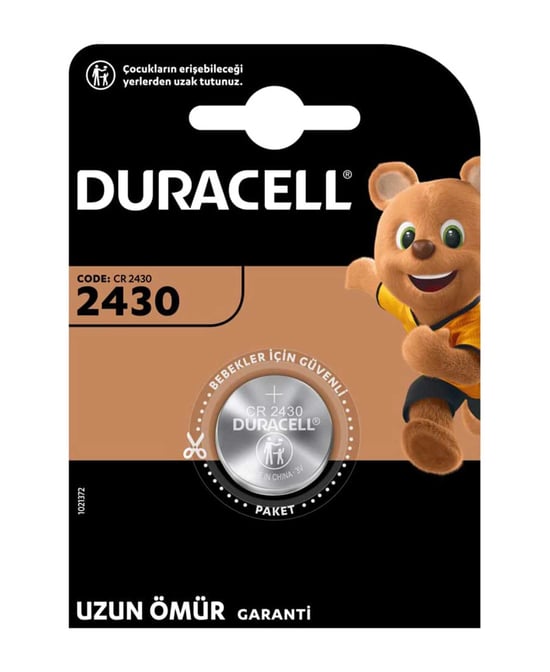 Duracell Düğme Pil 2430 Tekli 3 Volt