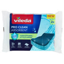 Vileda Pro Clean Absorbent Viscose 2li Düz Sünger