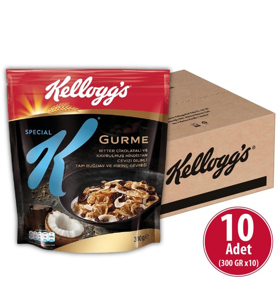 Kellogg's Special K Bitter Çikolatalı&hindistan Cevizi Dilimli 300 Gr X 10 Adet