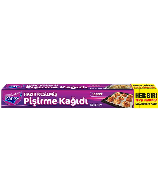 Parex Hazır Kesilmiş Pişirme Kağıdı 10'lu