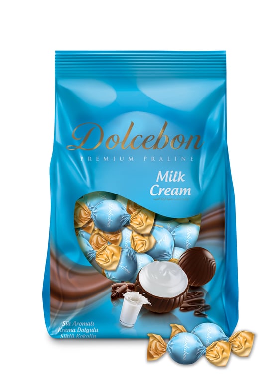 Dolcebon Premium Praline 1 Kg Sütlü Cream