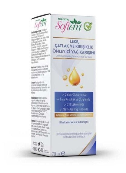Softem Leke Çatlak Kırışıklık Giderici Yağ Karışımı 70 Ml