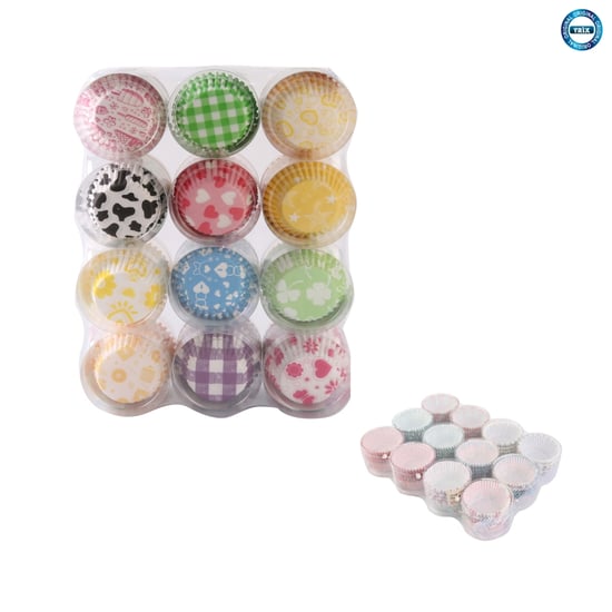10 Cm Kek Kalıbı 100 Lü Pvc Kutu X 12 Paket