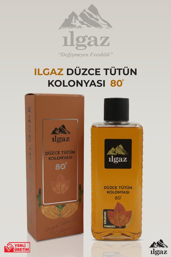 İlgaz Düzce Tütün Kolonyası 80 Derece 400 Ml | Elegance Series