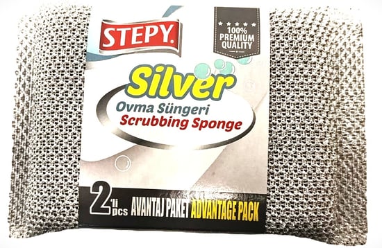 Stepy Si̇lver Ovma Süngeri̇ 48li