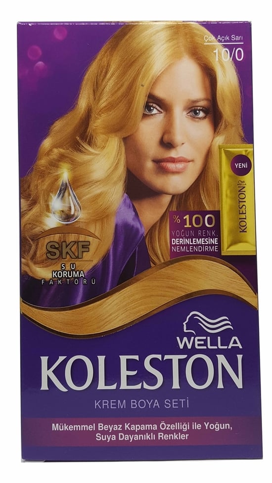 Koleston Çok Açık Sarı Saç Boyası No:10.0