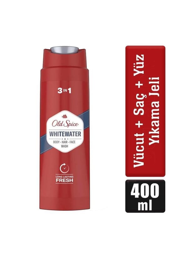 Old Spice Whitewater Erkekler için Şampuan ve Duş Jeli 400 Ml