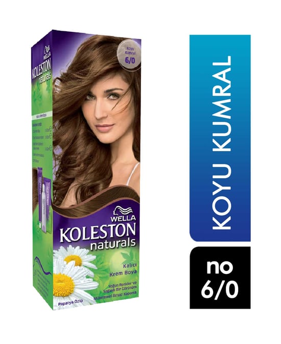 Koleston Naturals Saç Boyası No 6/0 Koyu Kumral