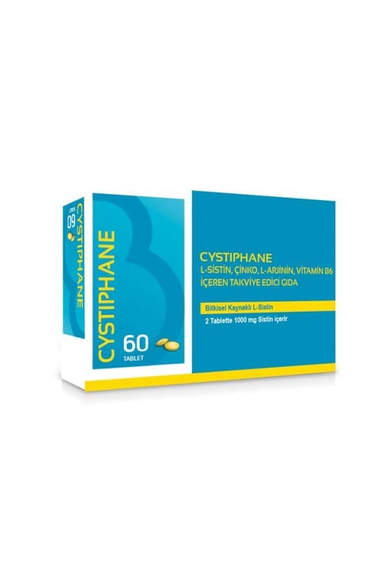 Biorga Cystiphane L-sistin, Çinko, L-arjinin, Vitamin B6 İçeren Takviye Edici Gıda 60 Tablet
