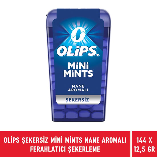 Olips Şekersiz Mini Mints Nane Aromalı Ferahlatıcı Şekerleme 12,5