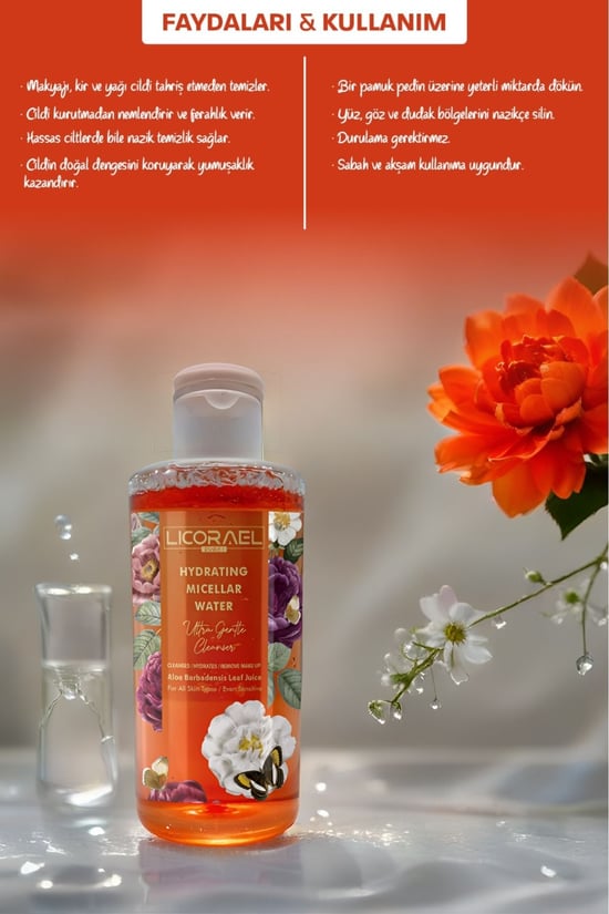 Licorael Dubai Makyaj Temizleme Suyu 200 ml