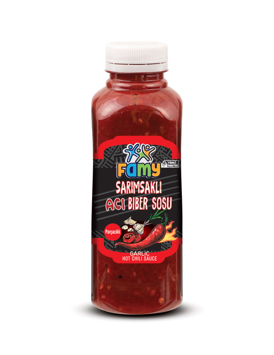 Famy Acı Biber Sosu Sarımsaklı 500 gr