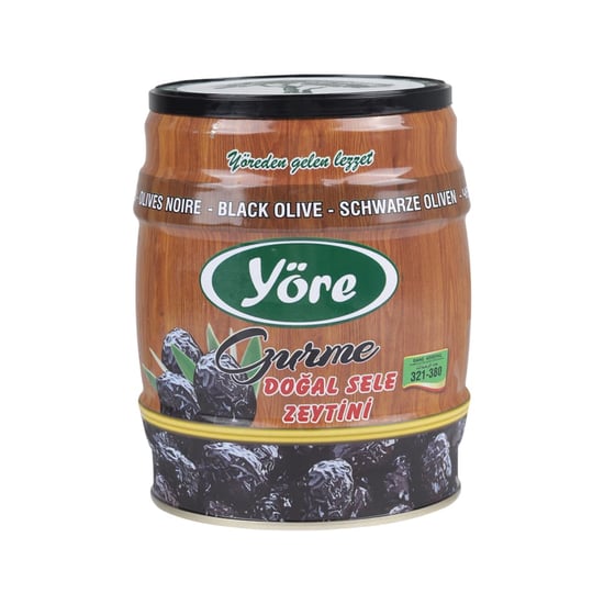 Yöre Gemlik Doğal Sele Siyah Zeytin 750 Gr (321-380)