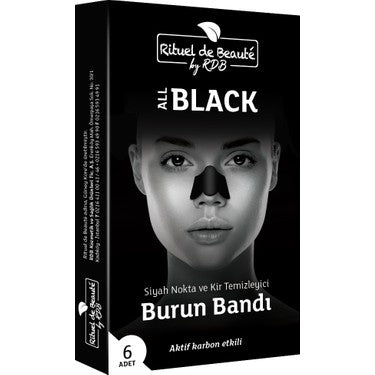 Rituel de Beuate Aktif Karbon Siyah Nokta Burun Bandı