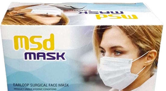 3 Katlı Telli MSD Maske 25'li Paket