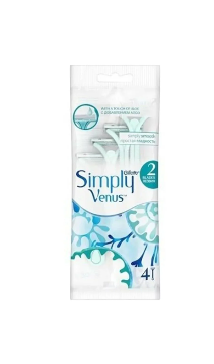 Gillette Venüs Simply 2 Kadın Tıraş Bıçağı 4'lü