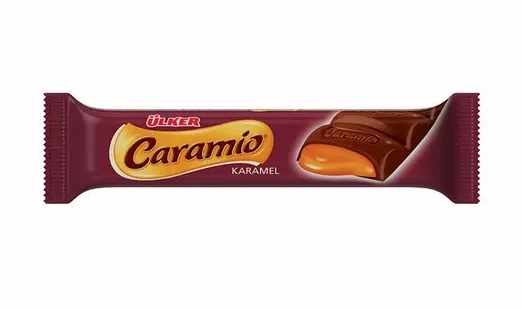Ülker Caramio Karamel Dolgulu Sütlü Çikolata 32 Gr 24'lü Paket
