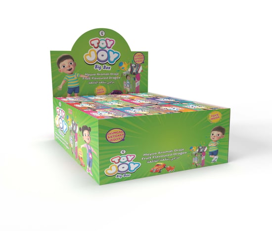 Toy Joy Tutti Frutti Aromalı Sürpriz Oyuncaklı Sakız 4,5gr 60'lı
