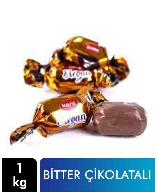 Kent Elegan Bayram Şekeri 1 kg Bitter Dolgulu