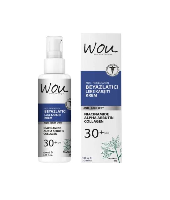 Wou Leke Karşıtı Beyazlatıcı Krem Spf30+ 100 Ml