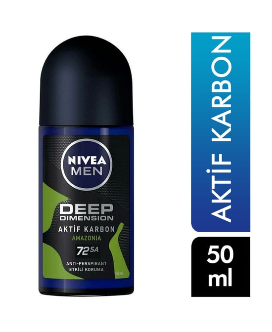 Nivea Roll On 50 Ml Erkek Deep Dimension Amazonia