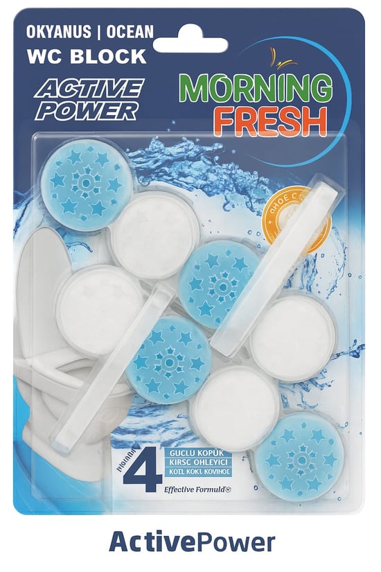 Morning Fresh 2'li 2x50 Active Power Wc Blok (okyanus)