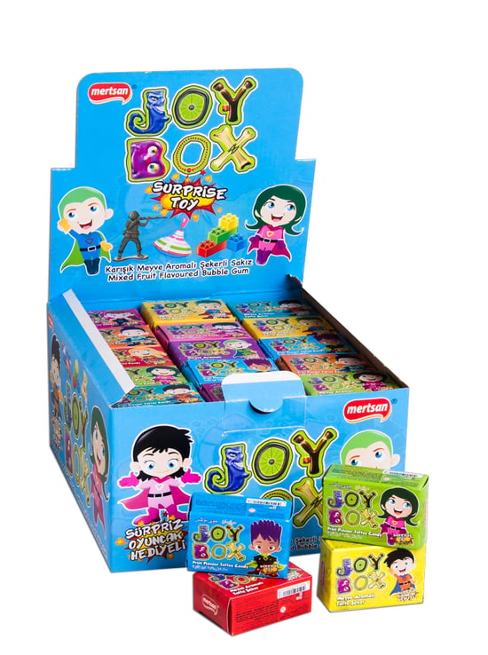 Mertsan Joy Box Oyuncaklı Sakız 60lı