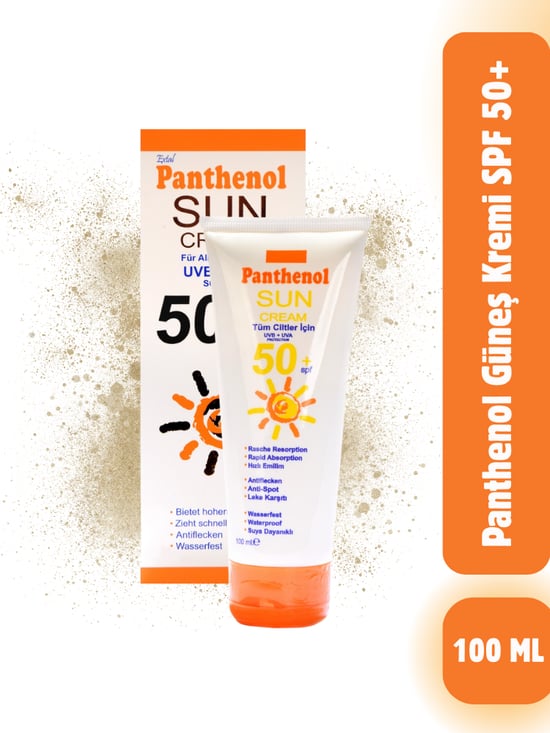 Panthenol Güneş Kremi Uvb Uva Spf 50 100 ml